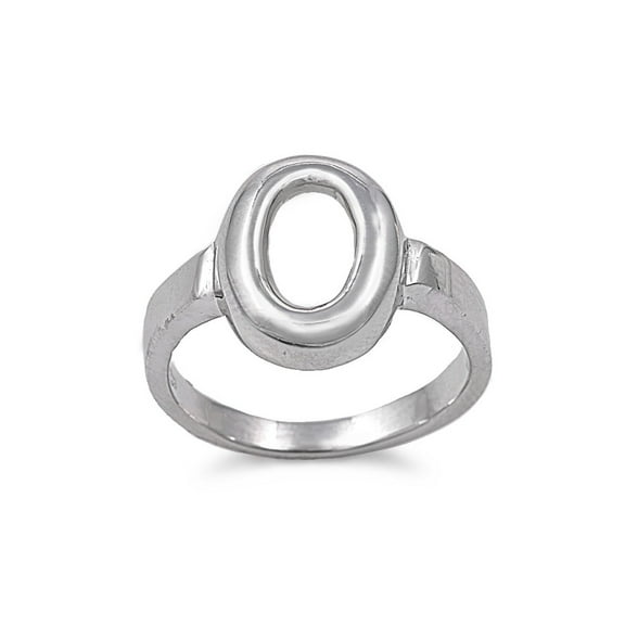925 Sterling Silver Circle of Progress Ring Size 8