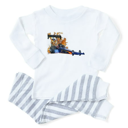

CafePress - Flaming Top Fuel - Toddler Long Sleeve Pajama set