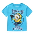 thumbnail image 3 of Minions Stuart and Bob Short Sleeve T-Shirt (Boys), 3 Pack, Sizes 3T-7, 3 of 9