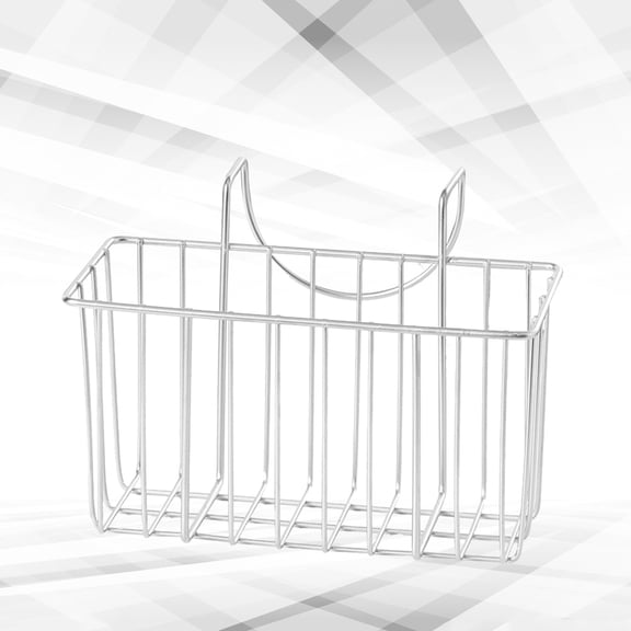 Alasum Kitchen Sink Organizer, Stainless Steel Hanging Drain Basket, No-Drill Sponge Holder for Sink Storage
