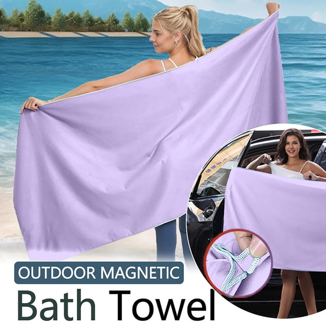 Beach Bath and Beach Towel Set for Pool Water Park Oceanside with Design and Versatile Use