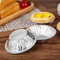 Ruifaya 100* Disposable Aluminum Foil Tart Pan Mini Pot Pie Tin Pan Mold Bake SALE