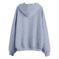 thumbnail image 4 of Girls Zip up Hoodie Jacket Teen Fleece Full Zip Oversized Casual Cardigan Sweatshirts Fashion Fall Jackets Coats with Pockets, 4 of 5