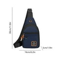 thumbnail image 2 of Ozmmyan Outdoor Sling Pack - Crossbody Anti-Theft Waterproof Chest Bag with USB Port & Adjustable Strap for Hiking, Travel, Camping - Lightweight Daypack Under $5, 2 of 6