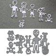 thumbnail image 1 of Troqueles metálicos de corte Familiares Anxendong 11,5 x 6,1 cm, 1 of 6