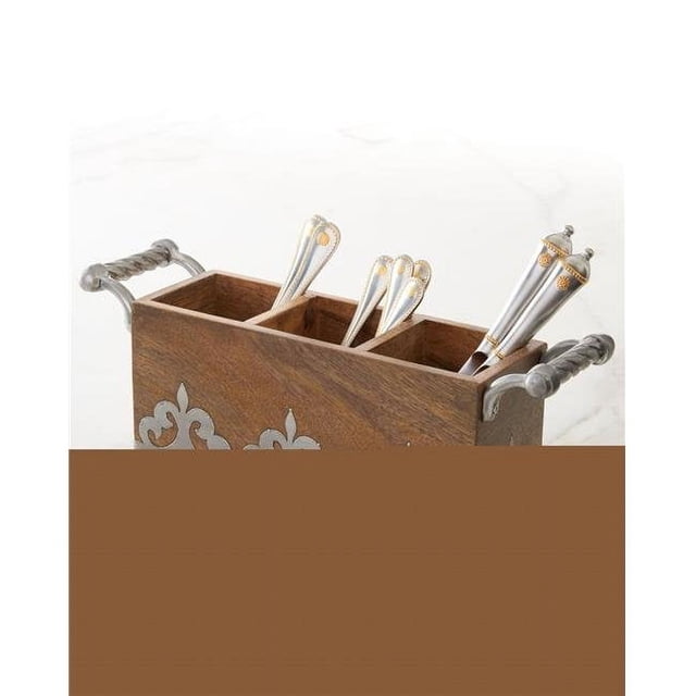 Collection 93140 GG Heritage Collection Couverts en Bois et Incrustations Métal