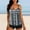 Black, variant on Tankini Plus Size Swimsuit for Women 2 Piece Modest Beach Vacation Tie Dye Summer Bathing Suits for Juniors