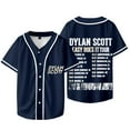 thumbnail image 2 of Dylan Scott Easy Does It Tour Baseball Jacket Tee Women Men V-neck Short Sleeve T-Shirts, 2 of 6