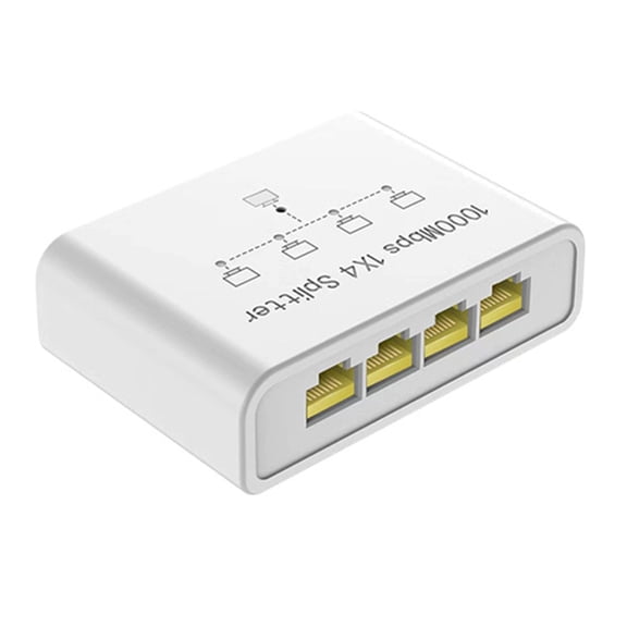 5 Port Gigabit Ethernet Switches 1 to 4 Gigabit Ethernet Adapter For Home Office