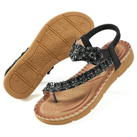 

Women s Summer Flat Sandals Casual Comfortable Flip Flops Beach Shoes