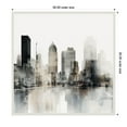 thumbnail image 3 of Amanti Art New York Layered Urban I Framed Canvas Wall Art Print, 3 of 8