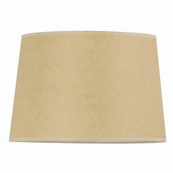 Cal Lighting, Drum Hardback Leatherette Shade