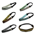 thumbnail image 4 of Banda para la cabeza del cabello de brillo La diadema de ahorro de orejas con botones Decoraciones de protección auditiva Accesorios para mujeres para manejar el blanco plateado Inevent AP009283-01B, 4 of 6