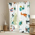 thumbnail image 3 of Homewish Cartoon Plane Black Out Curtains for Kids Children Boys,Kawaii Airplane Curtains Pack of 2 (42x63 Each),Transportation Theme Bedroom Curtains,Ultra Soft Home Decor, 3 of 6