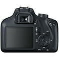 thumbnail image 2 of Canon EOS 4000D / Rebel T100 DSLR Camera with EF-S 18-55mm Zoom Lens + SanDisk 32GB Memory Card + ZeeTech Accessory Bundle, 2 of 9