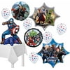 Avengers Birthday Party Balloon Bouquet Decorations with Captain America Table Topper