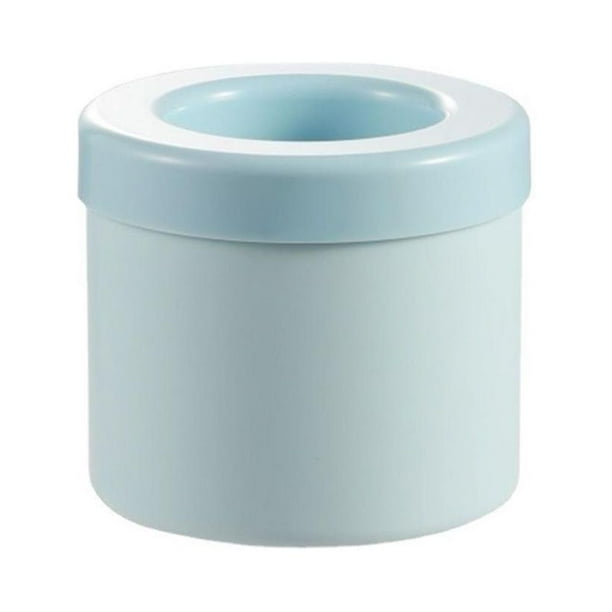 Molde Cilíndrico de Silicona para Hacer Hielo con Tapa para Cubo de Hielo Portátil 60 Piezas de Hielo en Azul y Amarillo ANGGREK Otros