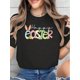 thumbnail image 1 of Happy Easter Print T-Shirt, Casual Crew Neck Short Sleeve Comfort Tee Top For Spring & Summer, Women's Clothing Tee For Adult, Men, Women, Teen, Teenager, Adolescent, Youth., 1 of 6