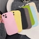 thumbnail image 5 of Korean Cute Matte Candy Pure Color Case For iPhone 15 14 13 12 Pro Max 11 INS Soft Shockproof Liquid Silicone Bumper Back Cover, 5 of 5