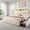 Beige, variant on EnHomee Queen Size Bed Frame with 4 Storage Drawers Upholstered Bed with LED & Charge Station,Beige