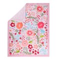 thumbnail image 3 of Sweet Baba Ensembles de Literie de Bassinette à Fleurs pour Bébés Filles, Ensemble de Bassinette 3 Mc Rose et Rouge Incluant Courtepointe de Bassinette/jupe de Bassinette/drap-Housse de Bassinette, 3 of 6