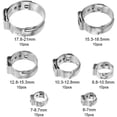 thumbnail image 2 of Durable Hose Clamp Selection, 304 Stainless Steel Pex Crimp Rings Kit With Sealing Pressure And No Protrusion No Gap Inner Design, Perfect For Automotive Industrial Use,, 2 of 5