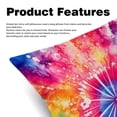 thumbnail image 2 of Tie Dye Set of 2 - Chair Pillow Covers with Unique Patterns - Throw Pillow Inserts Included, Available in 16x16, 18x18, 20x20 Inches - Ideal for Home Decor,and Gifts, 2 of 6