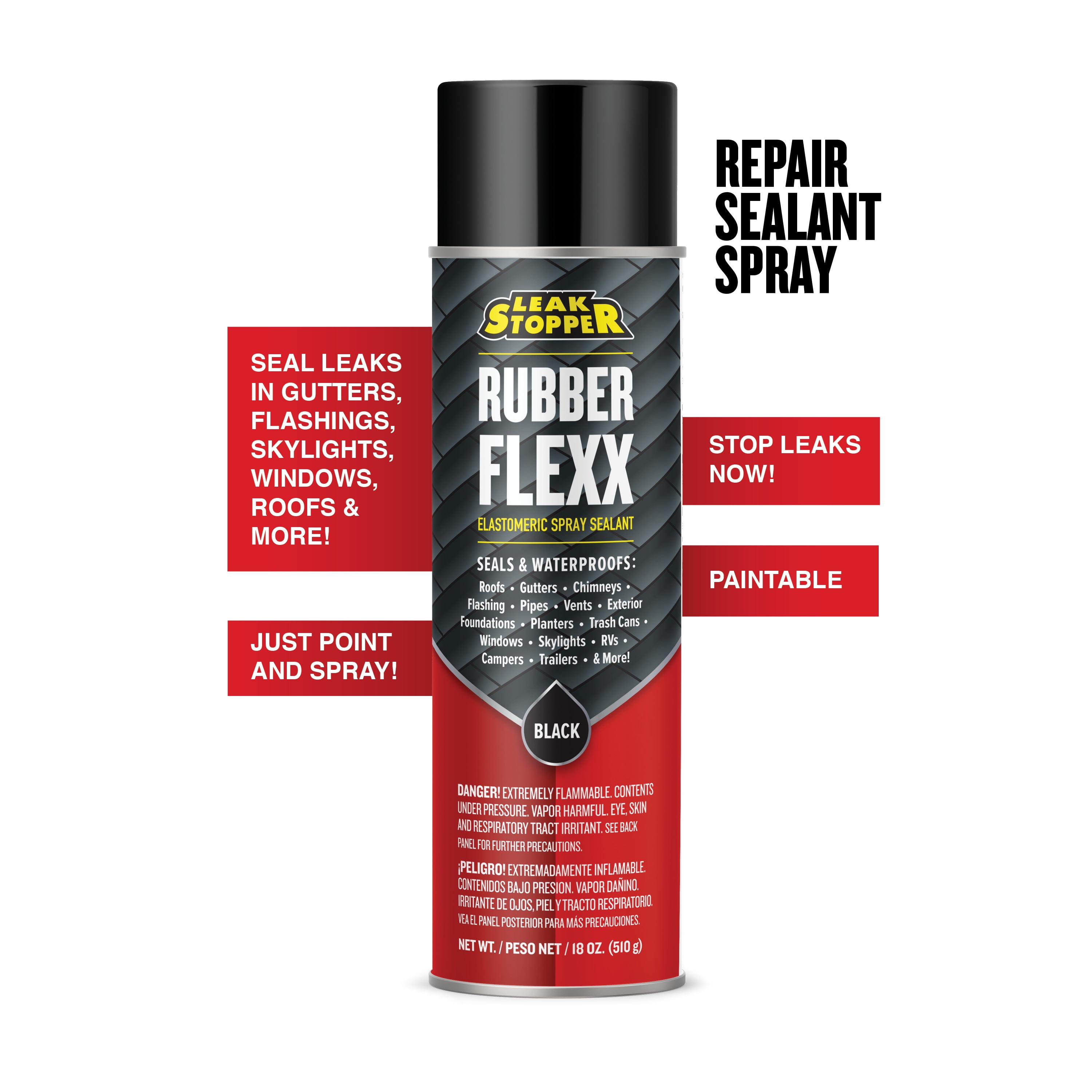 Black Jack Leak Stopper Rubber Flexx, 15 oz Waterproof Flexible