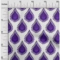 thumbnail image 2 of oneOone Georgette Viscose Purple Fabric Block Craft Projects Decor Fabric Printed By The Yard 42 Inch Wide-B7, 2 of 5