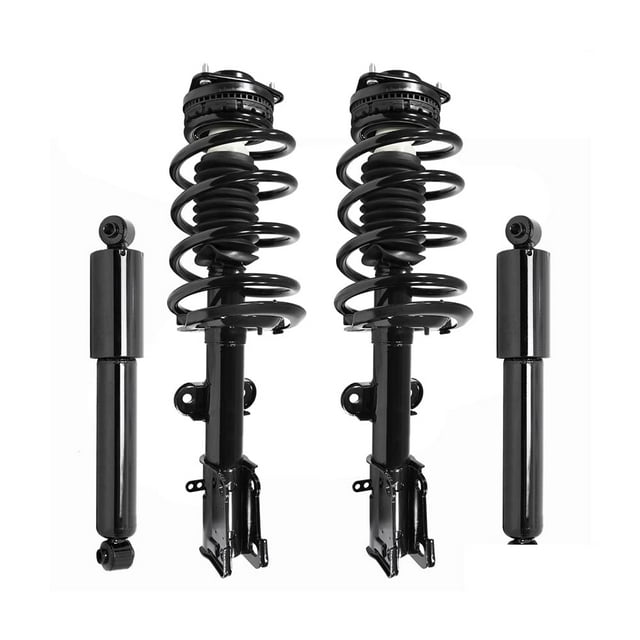 COMPLETESTRUTS - Front Complete Strut Assemblies with Coil Springs and Rear Shock Absorbers Replacement for 2008-2016 Chrysler Town & Country - Set of 4