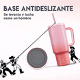 thumbnail image 3 of Taza De Viaje De Acero Inoxidable 40oz Rojo Rosa, 3 of 5