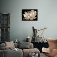 thumbnail image 5 of Black Bathroom Decor - White Tulip on Black Background Modern Canvas Wall Art Bathroom Decor Wall Art Black Decor Bathroom Pictures Black and White Wall Art Artwork for Home Walls Framed 12x16inch, 5 of 6