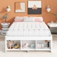 thumbnail image 2 of Full Wood Platform Bed Mattress Foundation with Storage Case, 2 Storage drawers, Bed Frame Storage Bed Lengthwise Support Slat for Boy Girl, No Box Spring Needed, Easy Assembly, 2 of 9