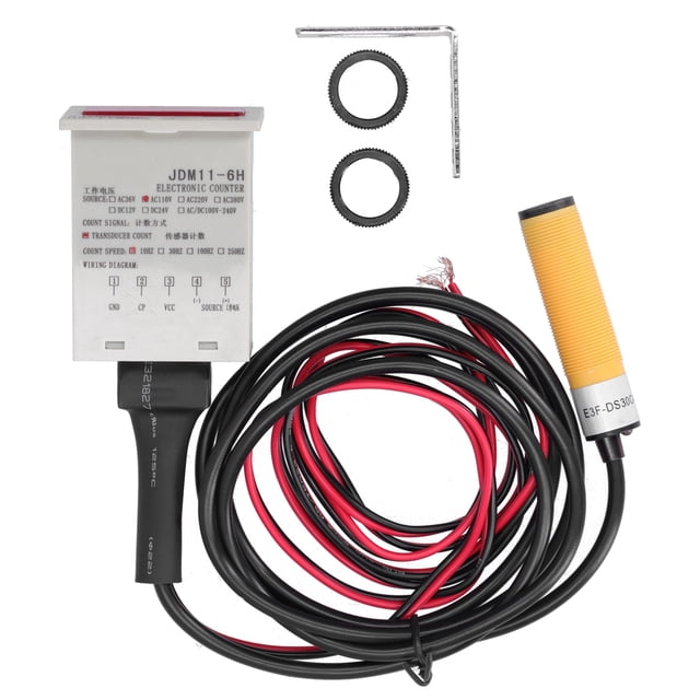 Contador de pantalla digital BERM Sensor electrónico industrial Inducción automática BEM‑6H‑30E4‑CTAC110V