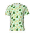 thumbnail image 4 of Vsdgher Avocado Print Men's Dry Fit Mesh Athletic Shirts Moisture Wicking Tennis T-Shirt Tops, 4 of 9