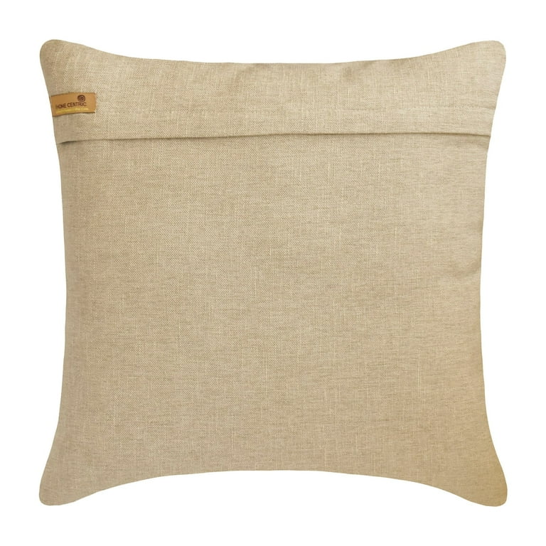 The HomeCentric Decorative Cranberry 20 x20 50x50 cm Throw Pillow Covers Silk Linen Patchwork Colorblock Throw Pillows For Sofa Solid Color