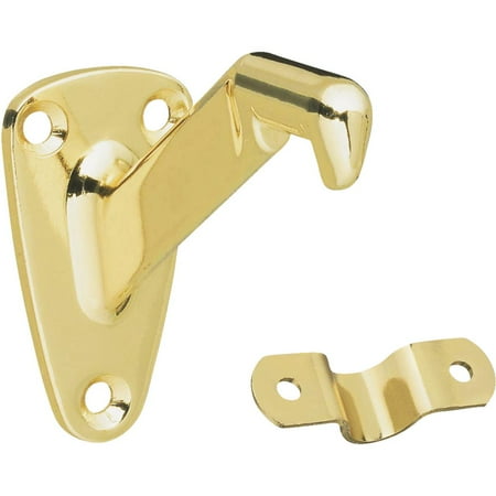 Stanley Hardware 807610 Bright Brass Finish Handle Rail Bracket