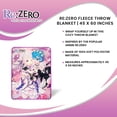 thumbnail image 7 of Re:Zero Fleece Throw Blanket | 45 x 60 Inches, 7 of 7