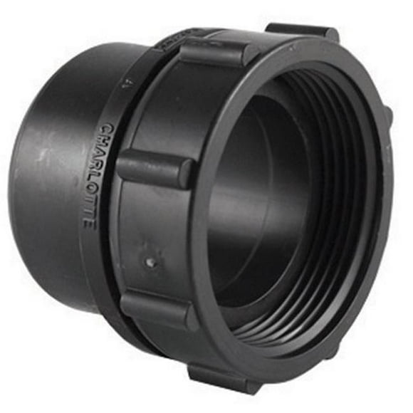 Charlotte Pipe & Foundry ABS009000600HA Adaptateur de Bouchon de Plateau Pivotant 1.5