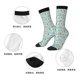 thumbnail image 5 of Balery Cute Corgi Head Calcetas Largas con Estampado para Hombre y Mujer – Suaves y Transpirables, Talla Única (US 5-11), 5 of 6