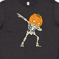thumbnail image 4 of Inktastic Halloween Dabbing Great Pumpkin Skeleton Youth T-Shirt, 4 of 5