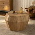 thumbnail image 4 of BSHTI 31.50" Octagonal Wooden American Retro Style Coffee Table, 4 of 19
