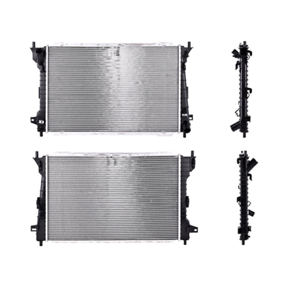 Radiador De Agua Grand Marquis 1998 A 2005 Mercury V8 4.6L Std Soldado Polar .