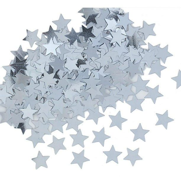 Unique Industries Silver Solid Print New Years Confetti - Walmart.com