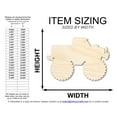 thumbnail image 2 of Unfinished Monster Truck Shape 24" / 1/2", 2 of 3