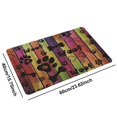 thumbnail image 3 of Zynviq Paw Prints Area Rugs 15.7" X 23.6" Throw Rug Pets Diatom Ooze Rectangular Multicolor Washable Small Rug for Living Room, 3 of 9