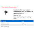 thumbnail image 2 of Door Interior Trim Panel Retainer - Compatible with 2007 - 2013 BMW 335i 2008 2009 2010 2011 2012, 2 of 2