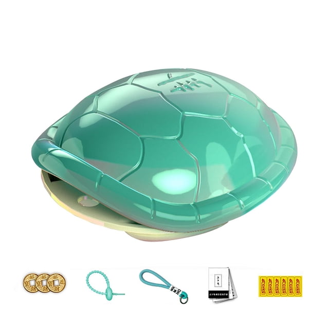 KLKCMS Turtle Good Luck Creative Good Meanings Decoration for Gift Friend Trick Toy Blue