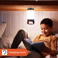 thumbnail image 4 of BLACK+DECKER 300LM LED Lantern, Multiwhite 360° Illumination with 5 Light Modes, Frosted Exterior, Folding Hook, up to 12 Hours Runtime, AA Battery Operated, IP65 Waterproof for Camping, Hiking, DIY, 4 of 10