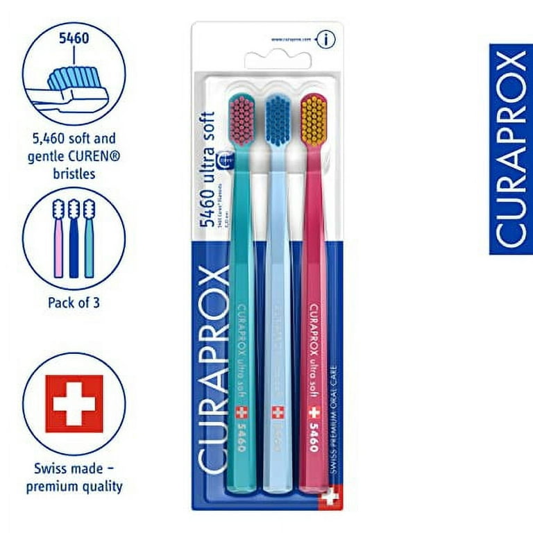 Curaprox CS 5460 Ultra-Soft Toothbrush (3 Pack) 